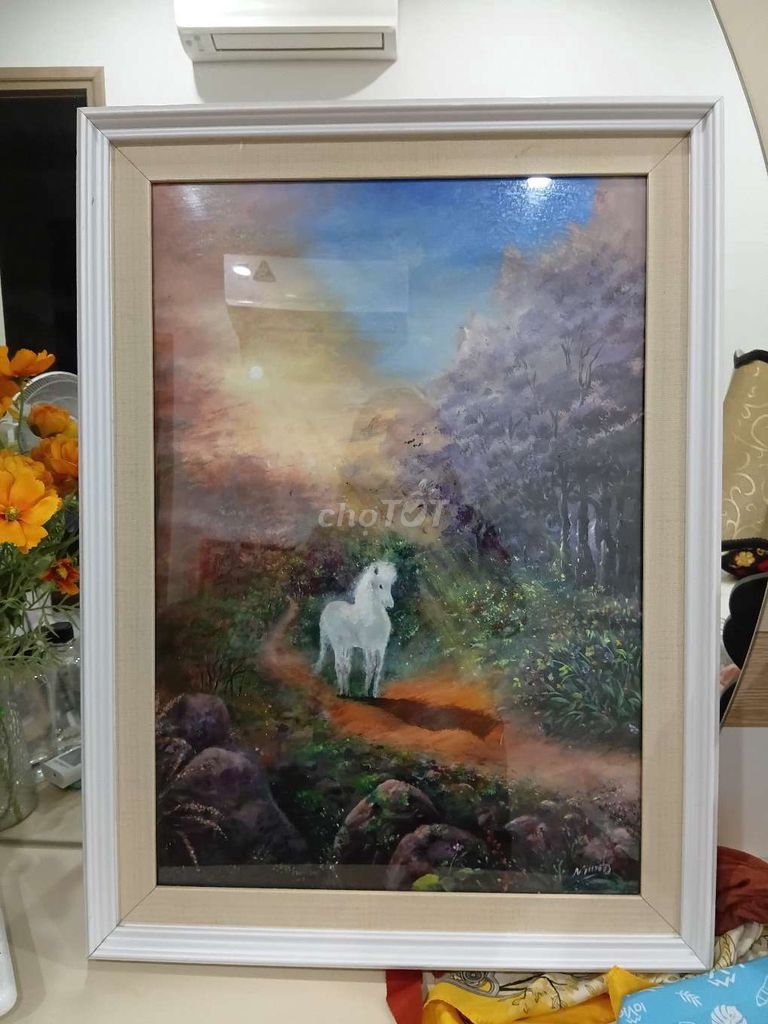 Tranh Ngựa Acrylic A2 Có khung. Mua bán Đồ sưu tầm, đồ cổ tại Thành phố Hạ Long Quảng Ninh được đăng bởi Nguyễn Quỳnh Hương hình 1