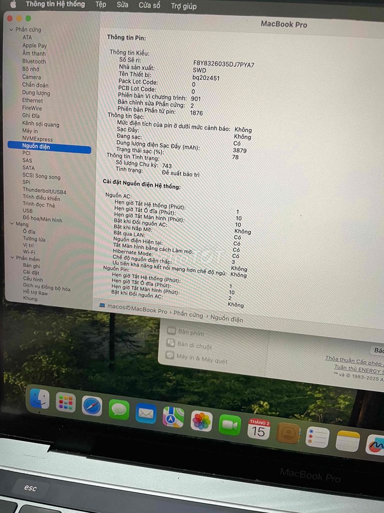 MacBook Pro 2018 13 inch 16GB/512GB