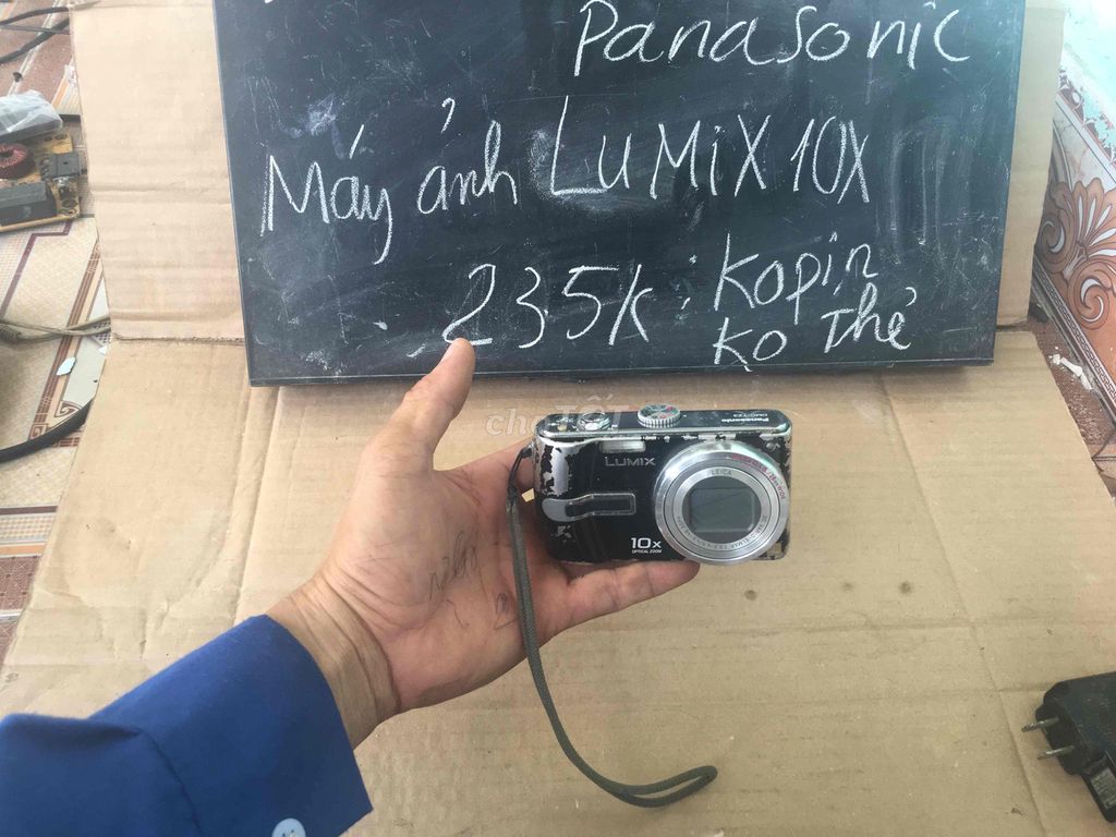 Máy ảnh Panasonic Lumix 10X Đen. Mua bán Máy ảnh, Máy quay tại Thị xã Duy Tiên Hà Nam được đăng bởi hinh dieu linh hình 1