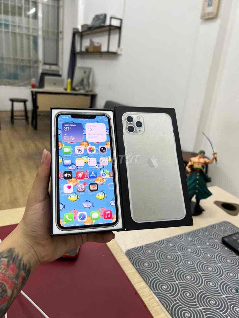 iPhone 11 Pro Max Za/a 2 sim VL 64G ios 16 Full CN. Mua bán Điện thoại tại Quận Đống Đa Hà Nội được đăng bởi Hà Nội Mobile Bao Duyệt Nợ Xấu hình 1