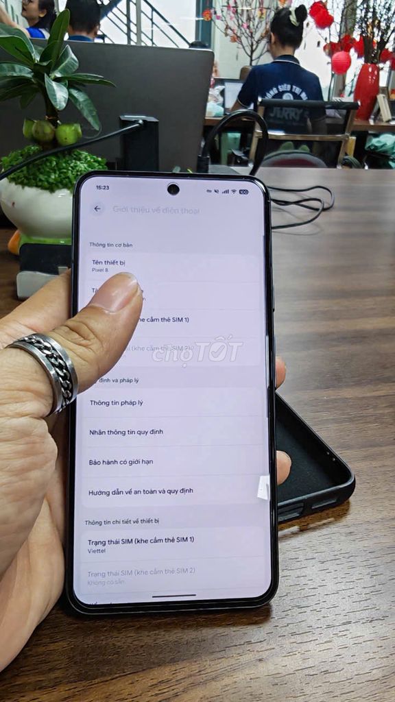 Google Pixel 8lock Đen Đã qua sử dụng. Mua bán Điện thoại tại Thành phố Bến Tre Bến Tre được đăng bởi Villa hình 1