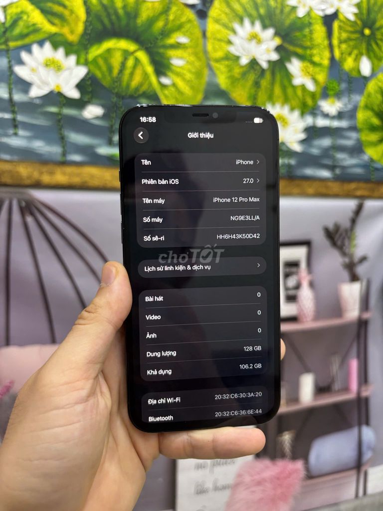Apple iPhone 12 Pro Max 128GB Xanh Đã sử dụng. Mua bán Điện thoại tại Quận Bắc Từ Liêm Hà Nội được đăng bởi Cửa hàng Bính Táo hình 1