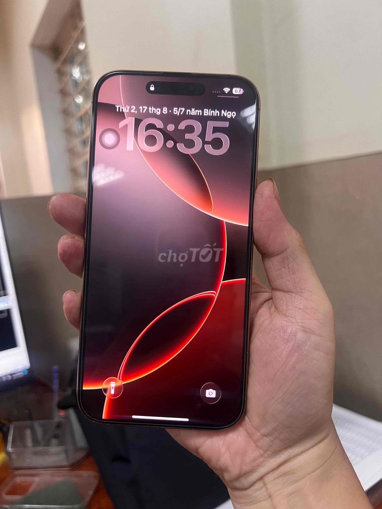 Apple iPhone 16 Pro Max 256GB Vàng. Mua bán Điện thoại tại Quận Long Biên Hà Nội được đăng bởi Phạm Xuân Quý hình 1