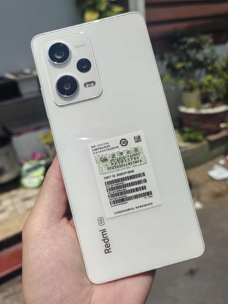 Xiaomi Redmi Note 12 Pro 5G 128GB Trắng. Mua bán Điện thoại tại Quận Cẩm Lệ Đà Nẵng được đăng bởi Chính Mobile hình 1