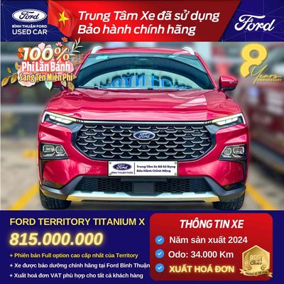 FORD TERRITORY TITANIUM X. Mua bán Ô tô tại Thành phố Phan Thiết Bình Thuận được đăng bởi Hoài Chỉnh Ford