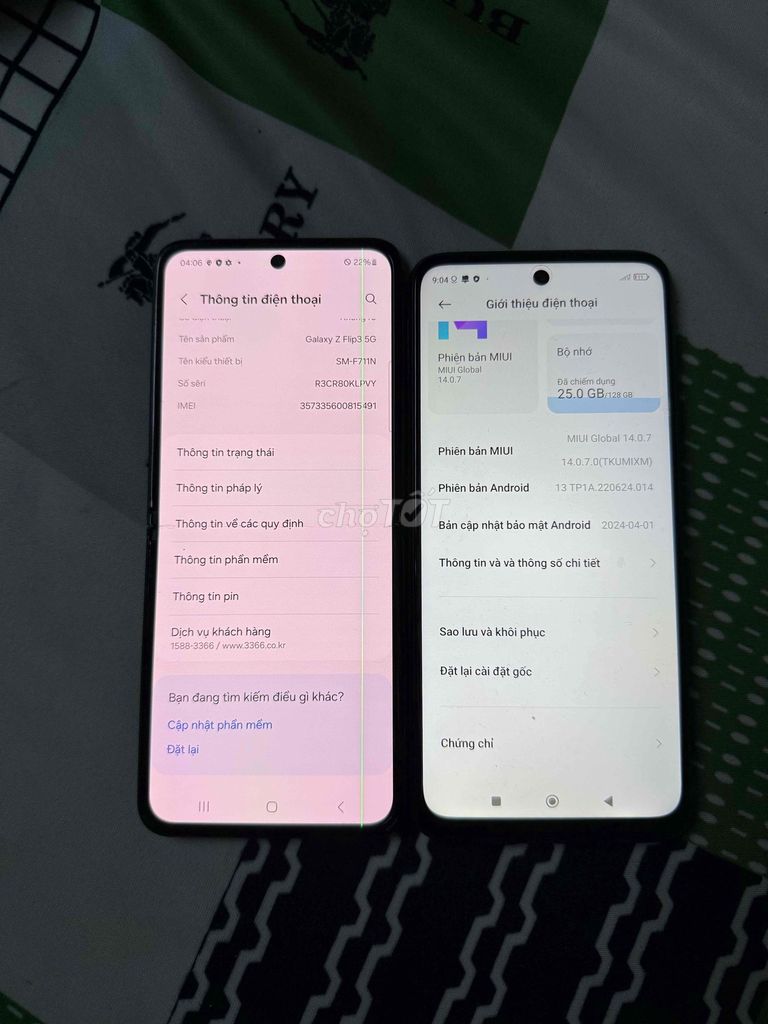 Samsung Galaxy Z Flip3 5G 128GB Đen Đã qua sử dụng. Mua bán Điện thoại tại Quận Liên Chiểu Đà Nẵng được đăng bởi voquocdung hình 1
