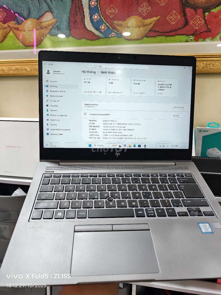 HP Zbook 14 G6 i7 8665U 16/512Gb VGA 4GB màn FHD. Mua bán Laptop tại Quận 8 Tp Hồ Chí Minh được đăng bởi Mua Bán Máy Tính Bảng hình 1