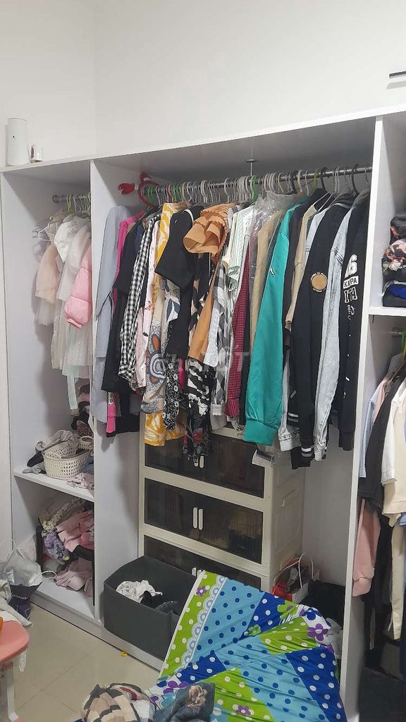 THANH LÝ TỦ QUẦN ÁO NHƯ HÌNH NGANG 1,6M CAO 2M