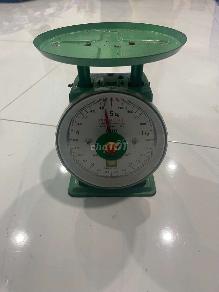 Cân đồng hồ Nhơn Hòa 5kg Xanh lá. Mua bán Đồ chuyên dụng, Giống nuôi trồng tại Huyện Cần Giuộc Long An được đăng bởi Shop Chi Chi  hình 1