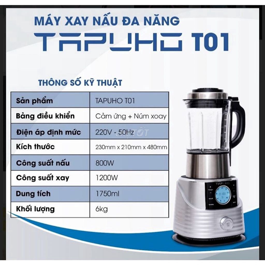 Máy nấu sữa hạt TAPUHO T01. Mua bán Bếp, lò, đồ điện nhà bếp tại Thành phố Rạch Giá Kiên Giang được đăng bởi Lê Tini hình 1