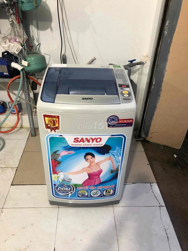 Máy Giặt SANYO Đời 4 Nút Bền Bỉ Free ship + Lắp