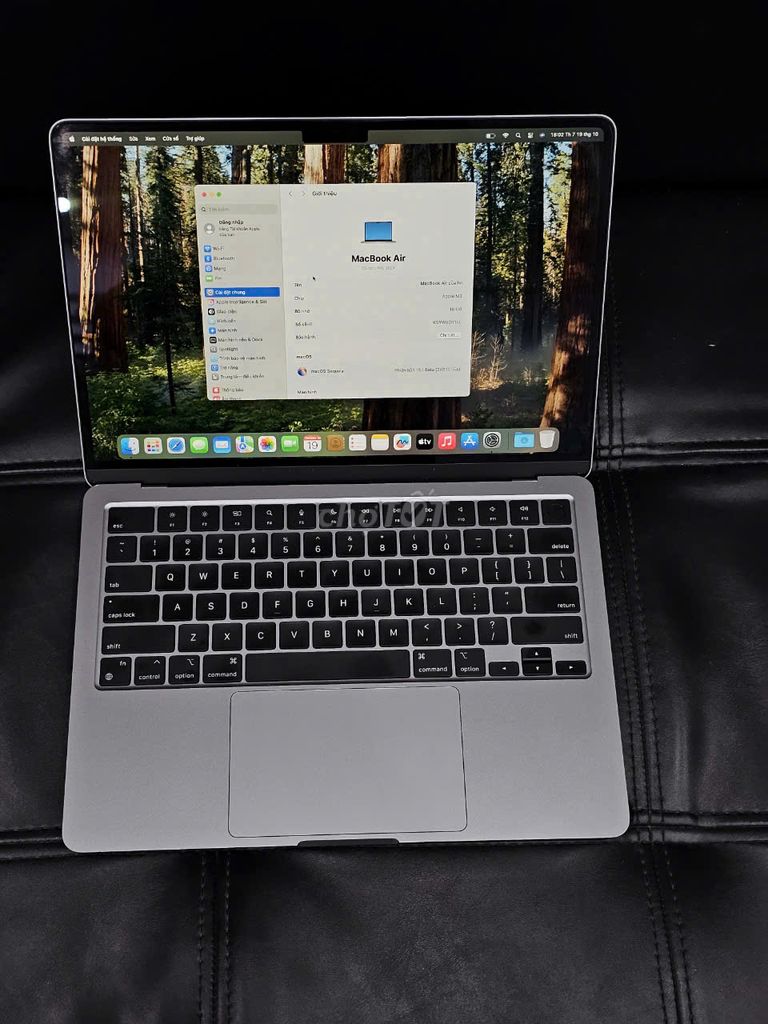 Macbook Air M3 (16-512Gb)13.6 inch + Sạc, BH T6-25