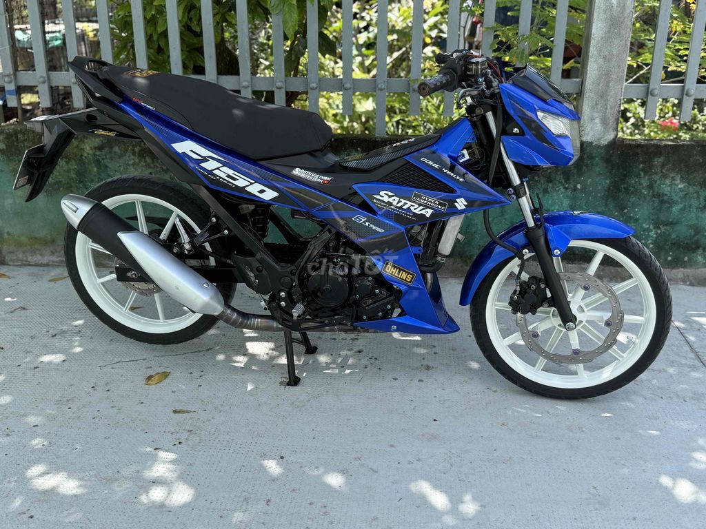 Suzuki Satria F150 2019 Xanh dương. Mua bán Xe máy tại Huyện Bến Lức Long An được đăng bởi Xe Máy Trung Toán hình 3