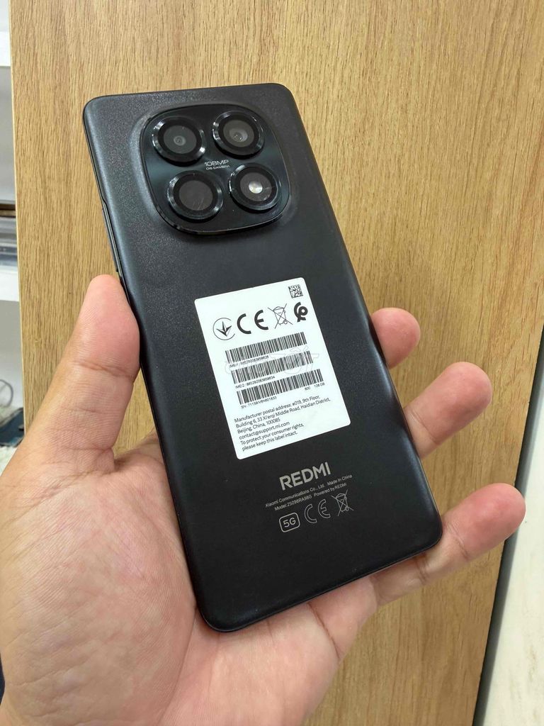 Thanh lý Xiaomi Redmi Note 15 5G 128GB Đen zin đẹp. Mua bán Điện thoại tại Quận 12 Tp Hồ Chí Minh được đăng bởi Kim Long Mobile hàng thanh lý hình 1