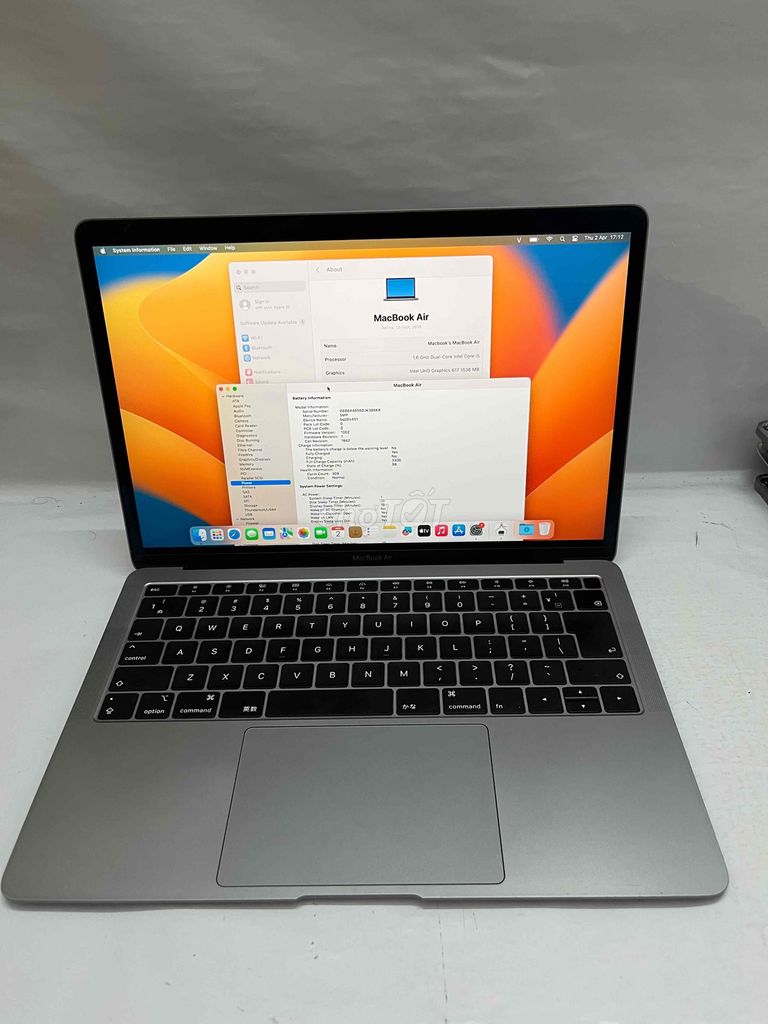 MacBook Air 2018 i5 Ram 16GB Ssd 512GB. Mua bán Laptop tại Quận Sơn Trà Đà Nẵng được đăng bởi BƠ BƯ Macbook Cũ hình 1