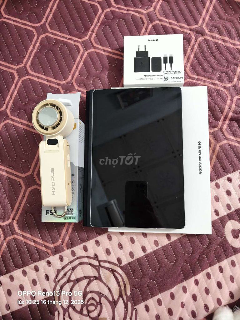 Samsung Galaxy Tab S10 FE 5G Đen. Mua bán Máy tính bảng tại Thành phố Sa Đéc Đồng Tháp được đăng bởi Phương An hình 1