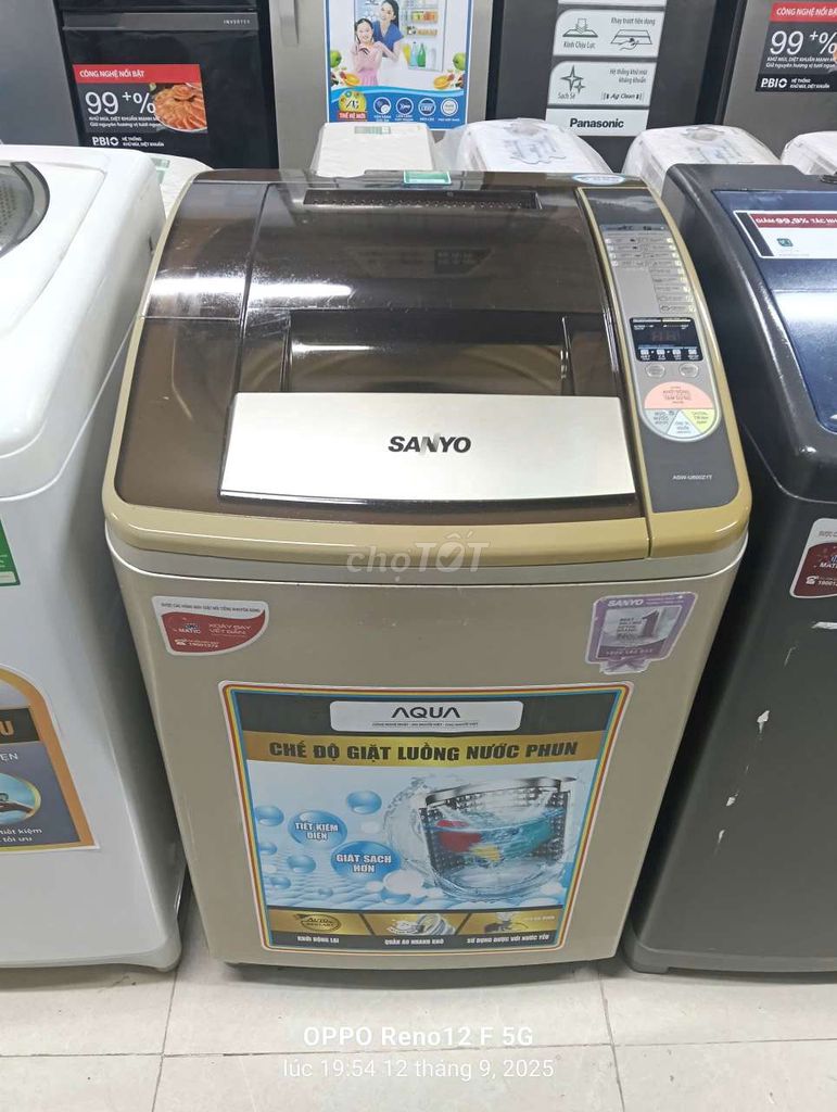 Mây giặt Sanyo lồng nghiêng 8kg. Mua bán Máy giặt tại Huyện Long Thành Đồng Nai được đăng bởi Điện Máy Thanh Lý hình 1