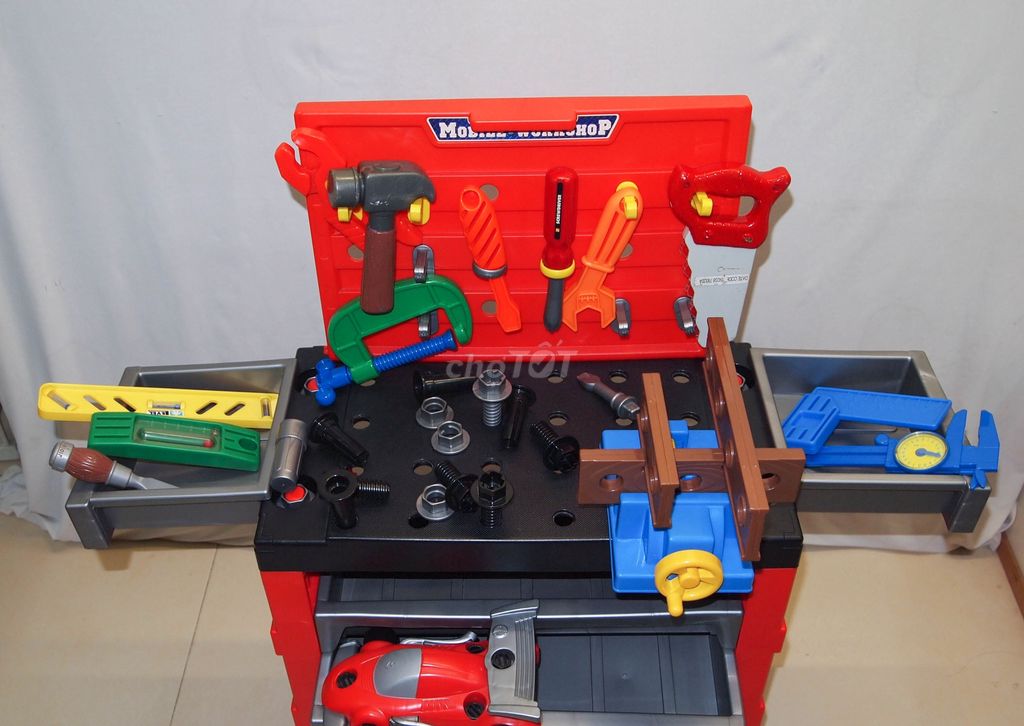 0901246388 - Bộ bàn đồ chơi cơ khí Mobile Workshop của Mỹ
