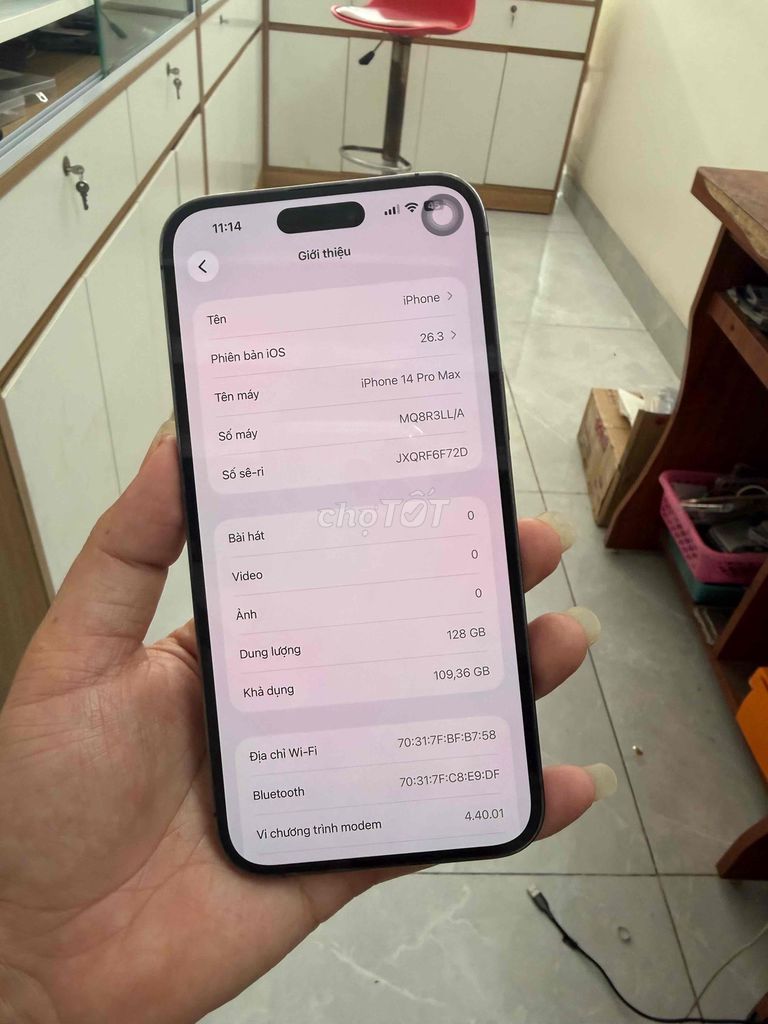 IPHONE 14PRO MAX 128G LL/A. Mua bán Điện thoại tại Huyện Bình Xuyên Vĩnh Phúc được đăng bởi Minh  hình 1