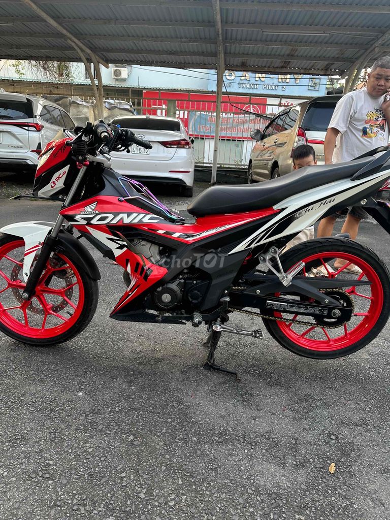 Honda Sonic 2021 Đỏ Trắng Đen ( có bán trả góp). Mua bán Xe máy tại Thành phố Thuận An Bình Dương được đăng bởi xe máy phước thịnh hình 8