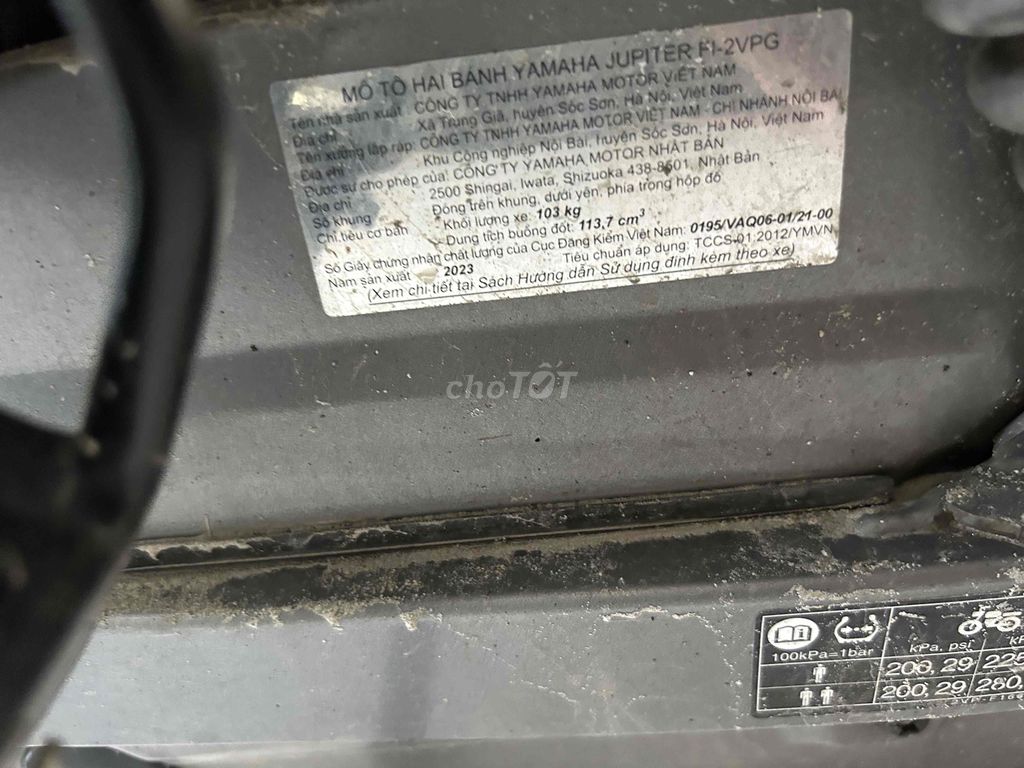 Yamaha Jupiter 2023 Xám 12000km. Mua bán Xe máy tại Quận Cẩm Lệ Đà Nẵng được đăng bởi Tên chưa cung cấp hình 1