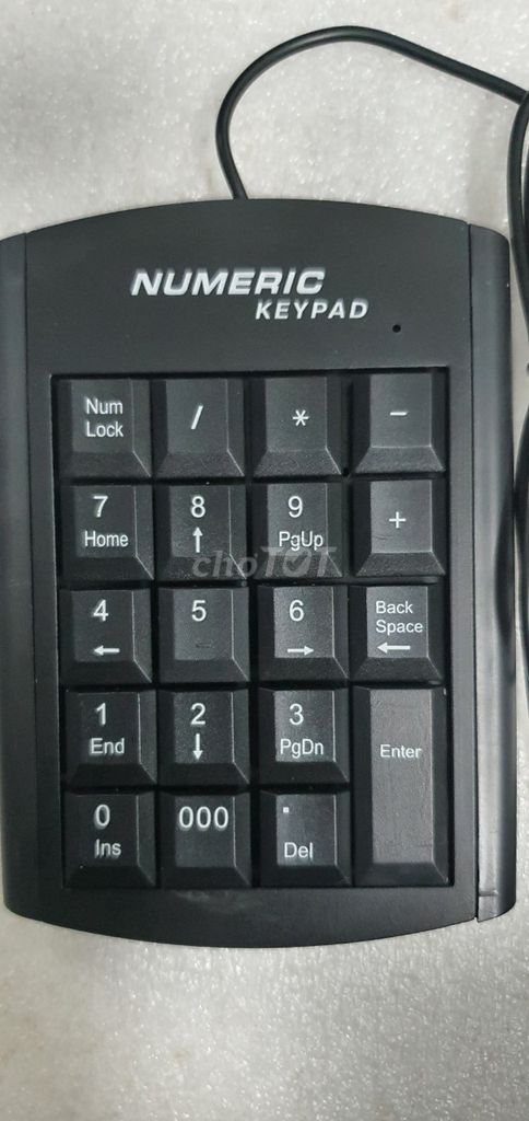 Bàn phím số Numeric Keypad dành cho kế toán. Mua bán Phụ kiện (Màn hình, Chuột...) tại Quận 6 Tp Hồ Chí Minh được đăng bởi Laptop Hoàng Kim hình 1