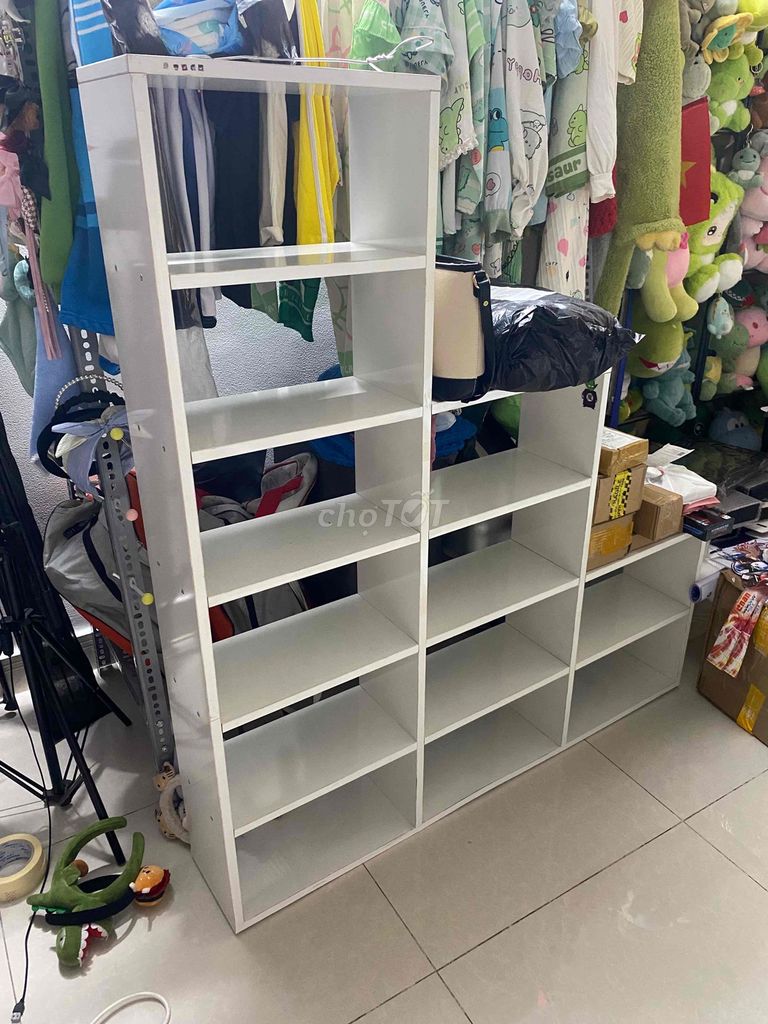 Kệ sách Gỗ MDF Trắng Đơn giản. Mua bán Tủ, kệ gia đình tại Quận Bình Tân Tp Hồ Chí Minh được đăng bởi Trung Trung Tên hình 1