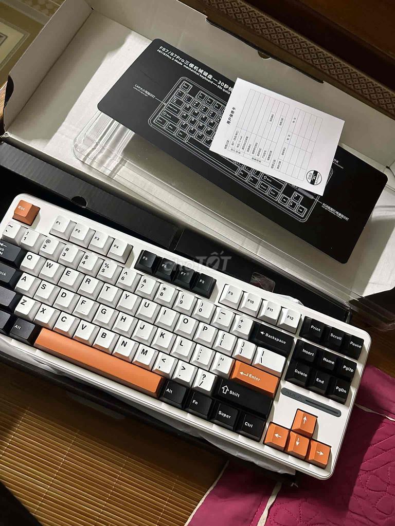 Bàn phím cơ AULA F87/87Pro 3 chế độ. Mua bán Phụ kiện (Màn hình, Chuột...) tại Huyện Gio Linh Quảng Trị được đăng bởi Nguyễn Khánh Duy hình 1