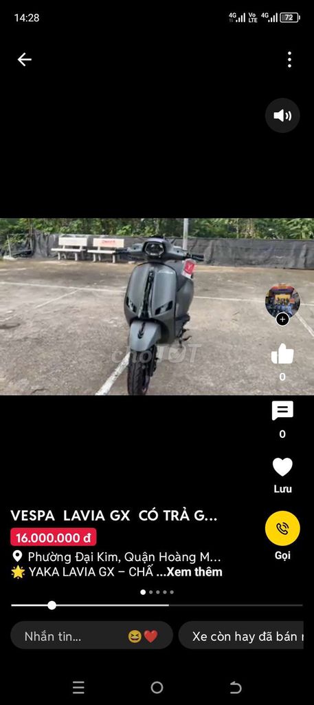 Mua xe cho con đi học. Mua bán Xe điện tại Huyện Hoài Đức Hà Nội được đăng bởi Nguyễn Bá Duy Hiếu  hình 2