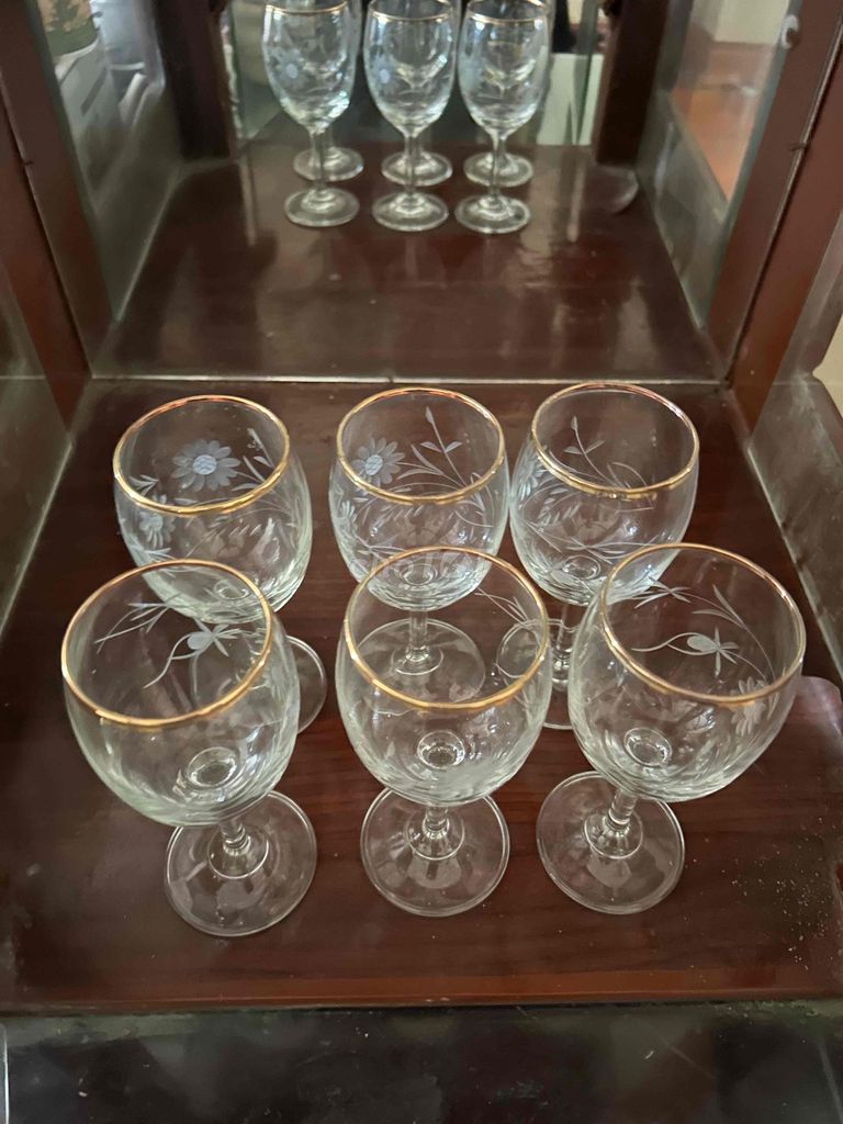 Bộ 6 Ly rượu Thủy tinh Tiệp. Mua bán Dụng cụ nhà bếp tại Quận Thanh Xuân Hà Nội được đăng bởi Ngọc Bích hình 1