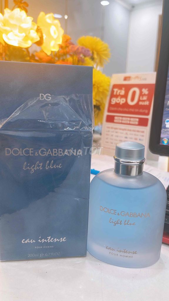 Nước hoa chính hãng D&G light blue 200ml