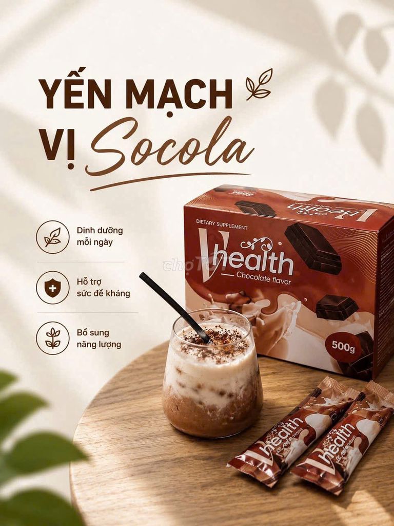 Ngũ cốc dinh dưỡng VHEALTH Socola 500g. Mua bán Đồ ăn, thực phẩm và các loại khác tại Quận Bình Tân Tp Hồ Chí Minh được đăng bởi Trịnh Duy hình 1