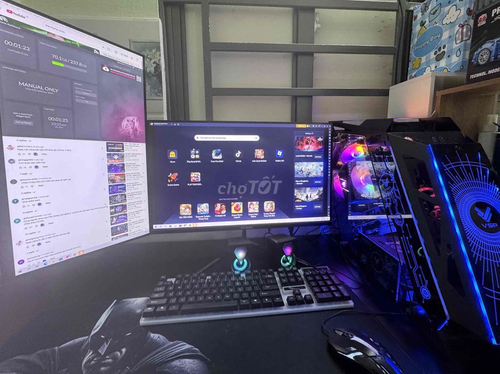 PASS FULL BỘ PC + 2 MÀN HÌNH + TẶNG BỘ BÀN GHẾ GAM. Mua bán Máy tính để bàn tại Thành phố Thuận An Bình Dương được đăng bởi Thảo Dy hình 1