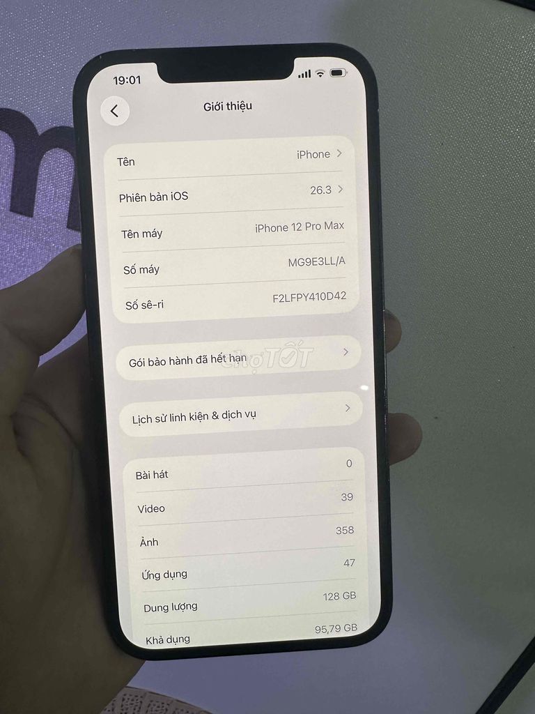 Apple iPhone 12 pro max quốc tế cần giao lưu gl. Mua bán Điện thoại tại Quận Phú Nhuận Tp Hồ Chí Minh được đăng bởi Nam hình 1
