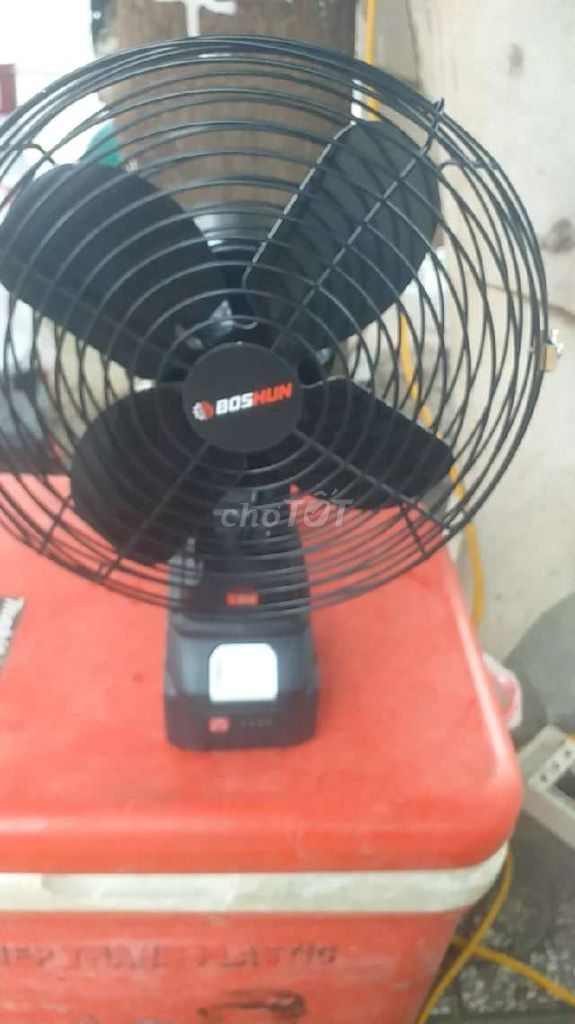Quạt tích điện BOSHUN 199V 10.0Ah. Mua bán Quạt tại Thành phố Tây Ninh Tây Ninh được đăng bởi Chợ Đồ Cũ TN hình 1