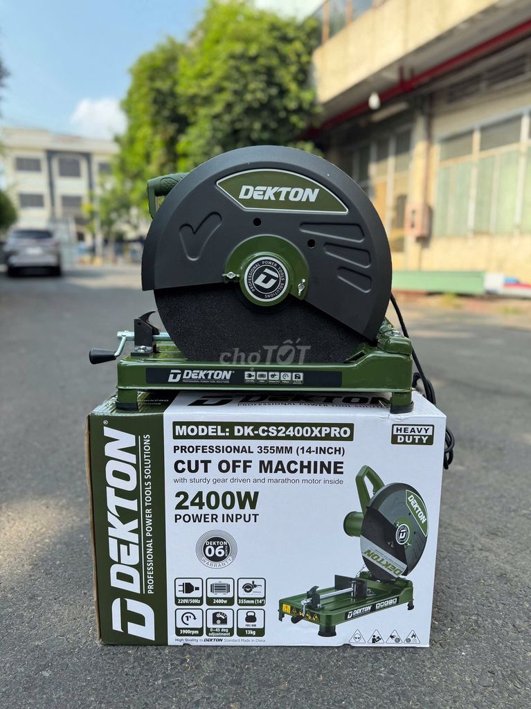 Máy cắt sắt DEKTON DK-CS2400XPRO. Mua bán Đồ chuyên dụng, Giống nuôi trồng tại Thành phố Bến Tre Bến Tre được đăng bởi TÂN THÀNH KÔNG hình 1