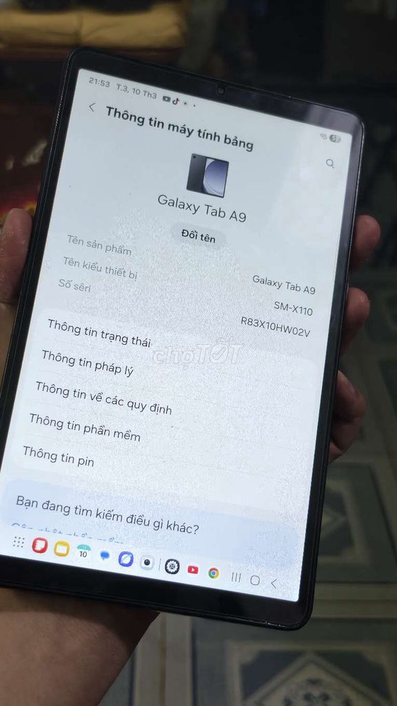 Samsung Galaxy Tab A9 Giao lưu. Mua bán Máy tính bảng tại Thành phố Thủ Đức Tp Hồ Chí Minh được đăng bởi HD MEDIA HCM hình 1