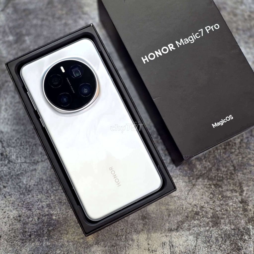 Honor Magic 7 Pro 256GB Xám Bạc Fullbox. Mua bán Điện thoại tại Quận Thanh Khê Đà Nẵng được đăng bởi Tú MB hình 1