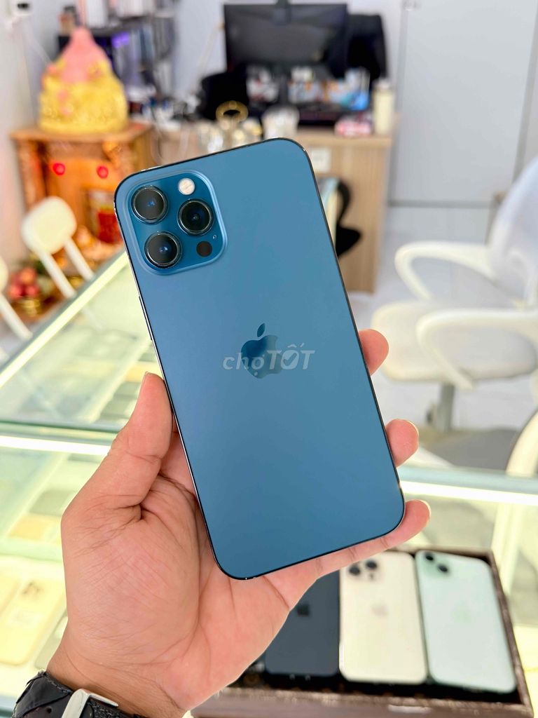 Apple iPhone 12 Pro Max 256GB Xanh 93%. Mua bán Điện thoại tại Thành phố Long Xuyên An Giang được đăng bởi Lý Apple hình 1