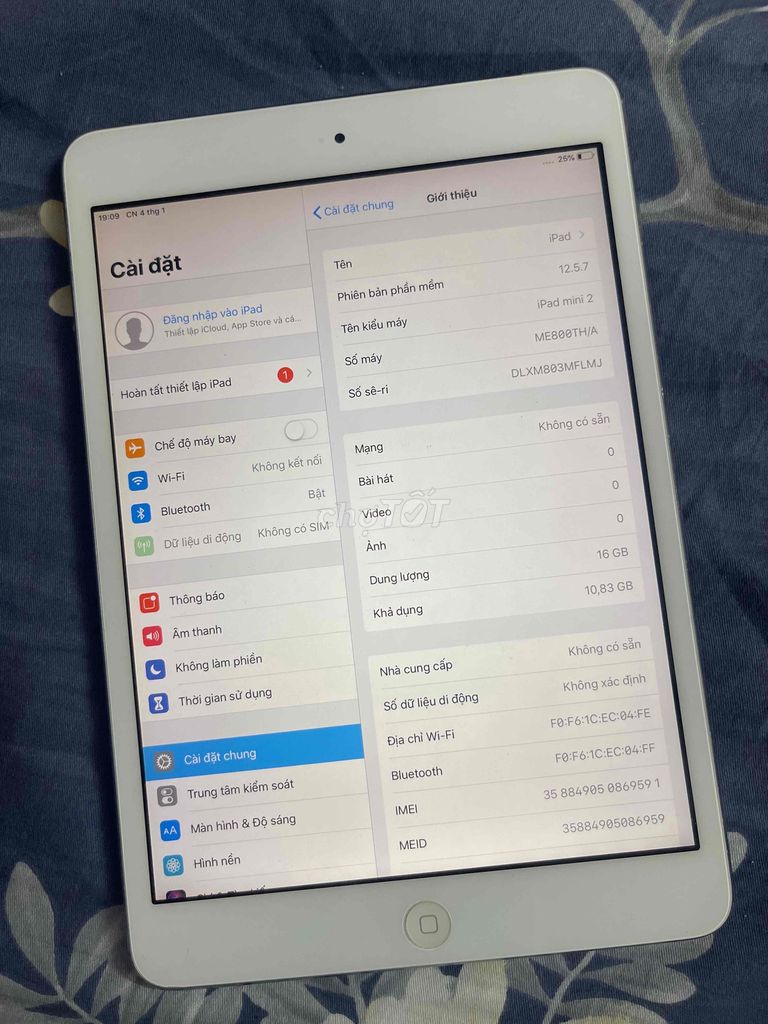 ipad mini 2 cho học tập làm việc