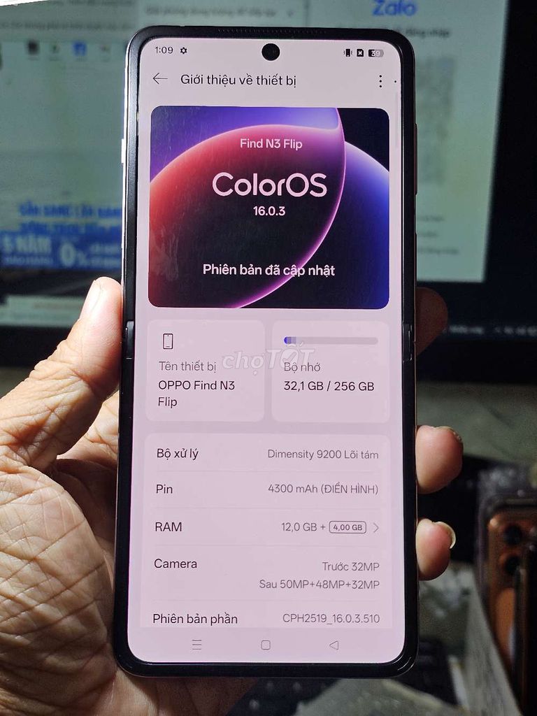 OPPO Find N3 Flip 256GB chính hãng giá trải nghiệm. Mua bán Điện thoại tại Quận 8 Tp Hồ Chí Minh được đăng bởi Thiên Hòa mobile  hình 1