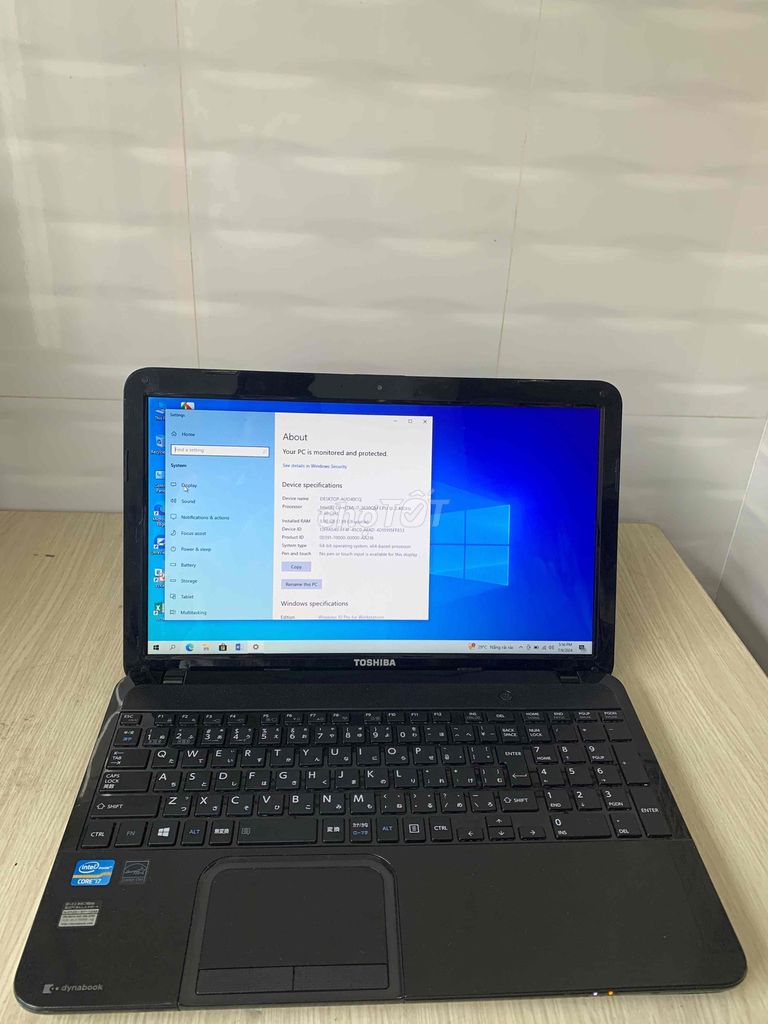 laptop toshiba core i7