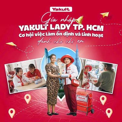 TUYỂN YAKULT LADY – BÁN VÀ GIAO SỮA GẦN NHÀ