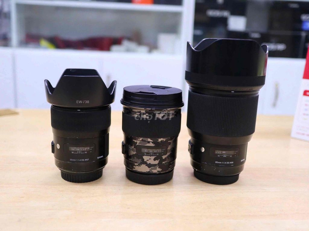 Bán 3 em lens nhà Sigma  for Canon. Mua bán Máy ảnh, Máy quay tại Thành phố Thủ Dầu Một Bình Dương được đăng bởi Chinh Lee hình 1