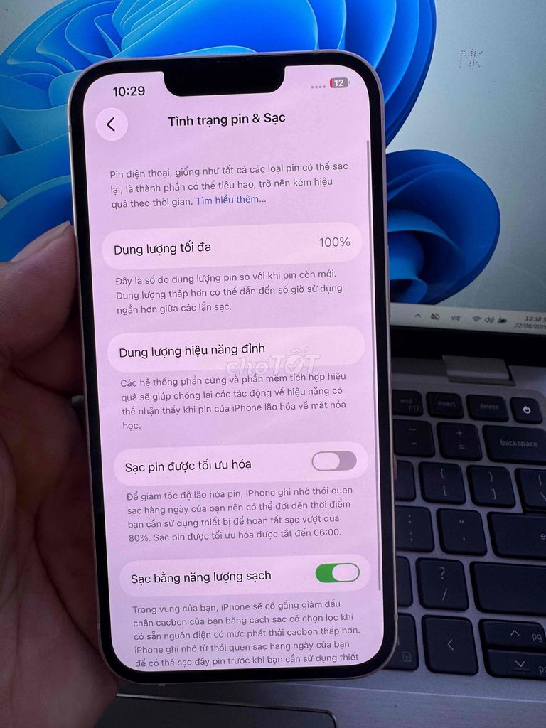 Apple iPhone 13 128GB Hồng Like New. Mua bán Điện thoại tại Quận 6 Tp Hồ Chí Minh được đăng bởi QUỐC THIÊN BÁN GÓP 0 ĐỒNG  hình 1