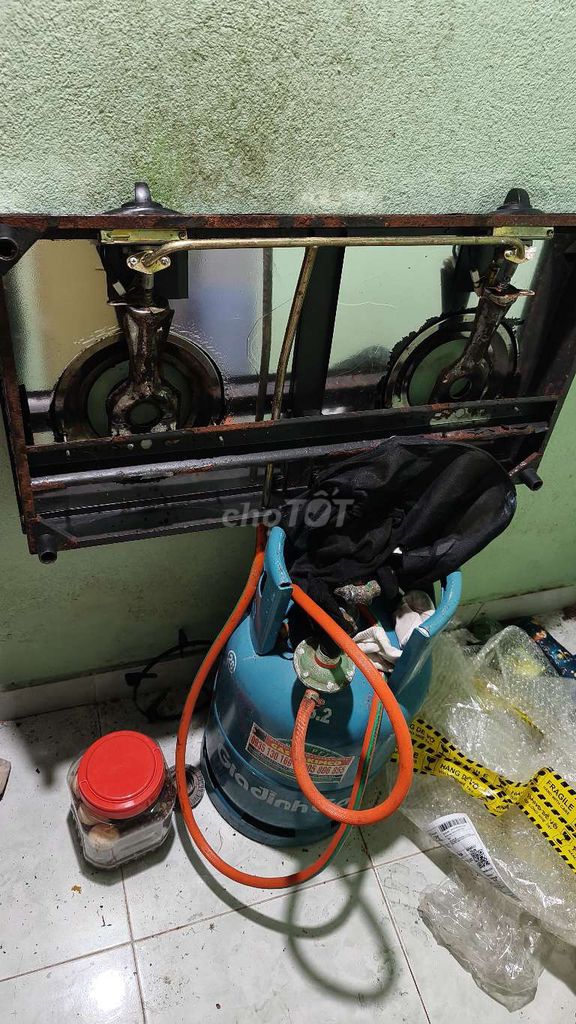 bếp ga đôi + bình ga 550k . Mua bán Bếp, lò, đồ điện nhà bếp tại Quận Thanh Khê Đà Nẵng được đăng bởi Việt Trân quốc hình 1