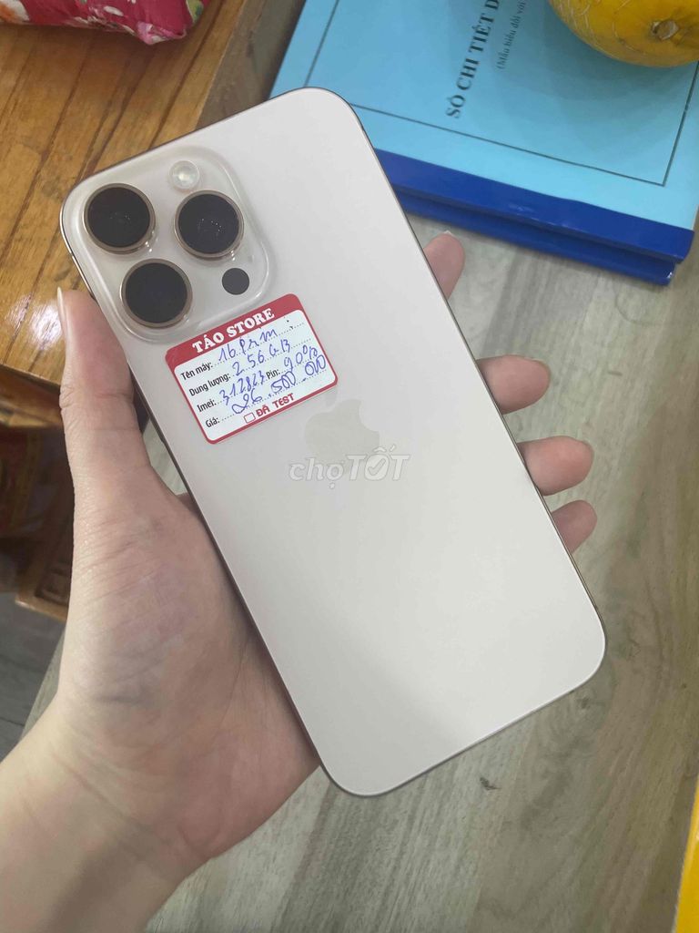 Apple iPhone 16 Pro Max 256GB Vàng hồng. Mua bán Điện thoại tại Thành phố Đồng Xoài Bình Phước được đăng bởi Ngoc Huynh hình 1