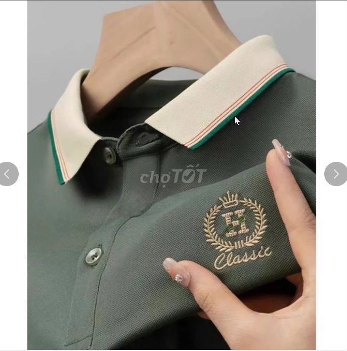 ÁO THUN POLO CỔ BẺ  BÔNG LÚA - LÊ PHƯƠNG BOUTIQUE. Mua bán Quần áo tại Thành phố Bến Tre Bến Tre được đăng bởi Siêu thị Anh Tú 68   hình 1