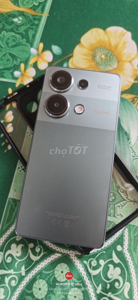 BÁN REDMI NOTE 13 PRO + SẠC 67W CHÍNH HÃNG. Mua bán Điện thoại tại Quận Thanh Khê Đà Nẵng được đăng bởi Nguyễn Văn Tiển_11V5_35 hình 1
