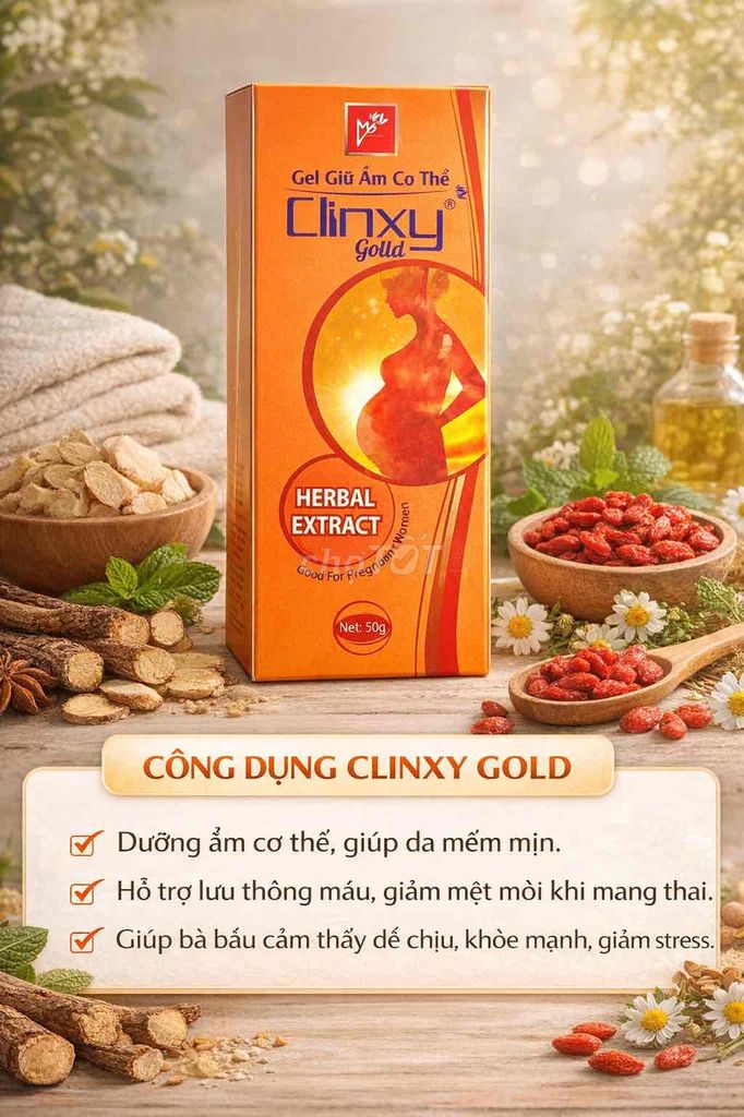 Gel dưỡng ẩm Clinxy Gold Nữ. Mua bán Phụ kiện thời trang khác tại Quận Thanh Khê Đà Nẵng được đăng bởi Ly Xynk  hình 1